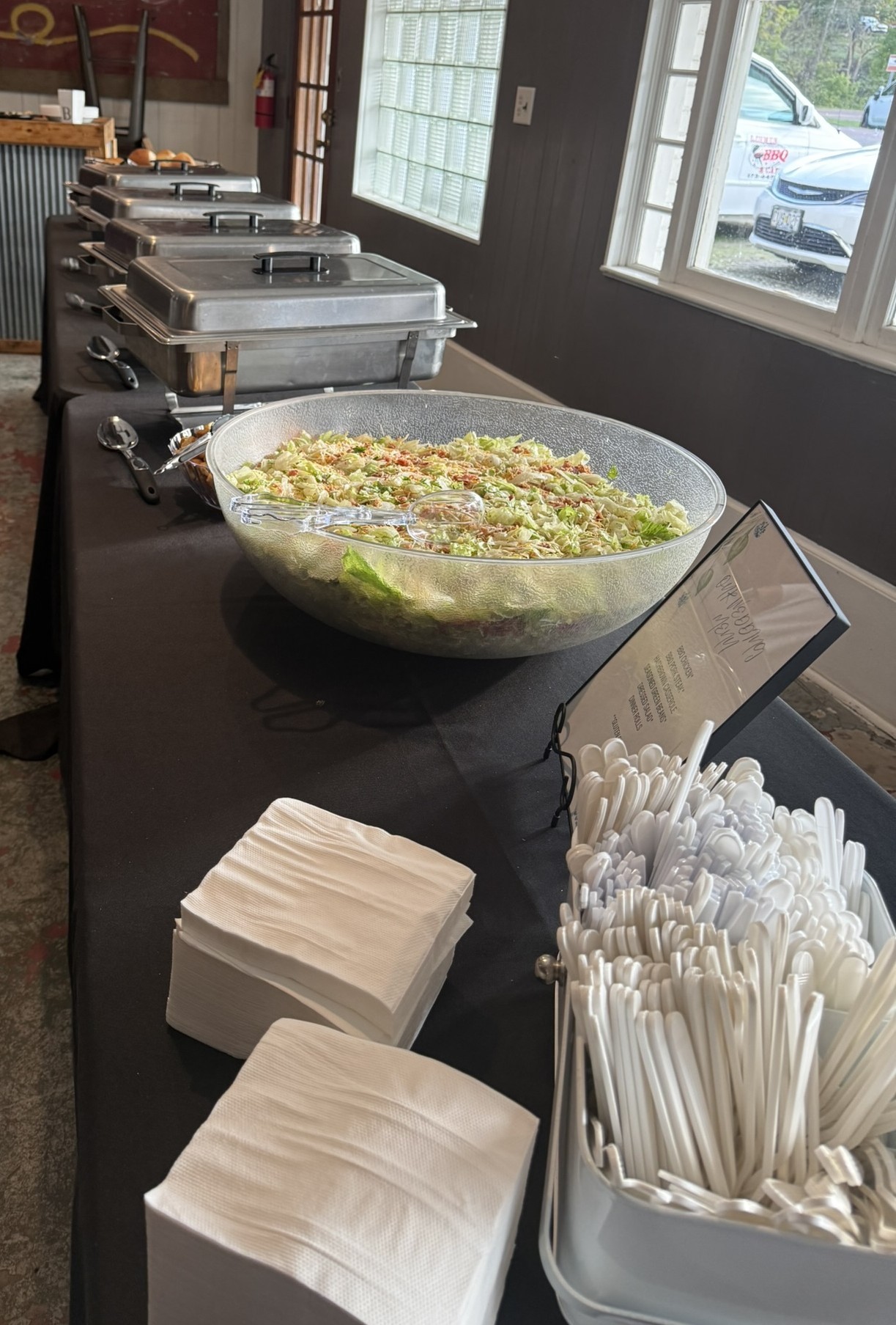 buffet style catering for wedding