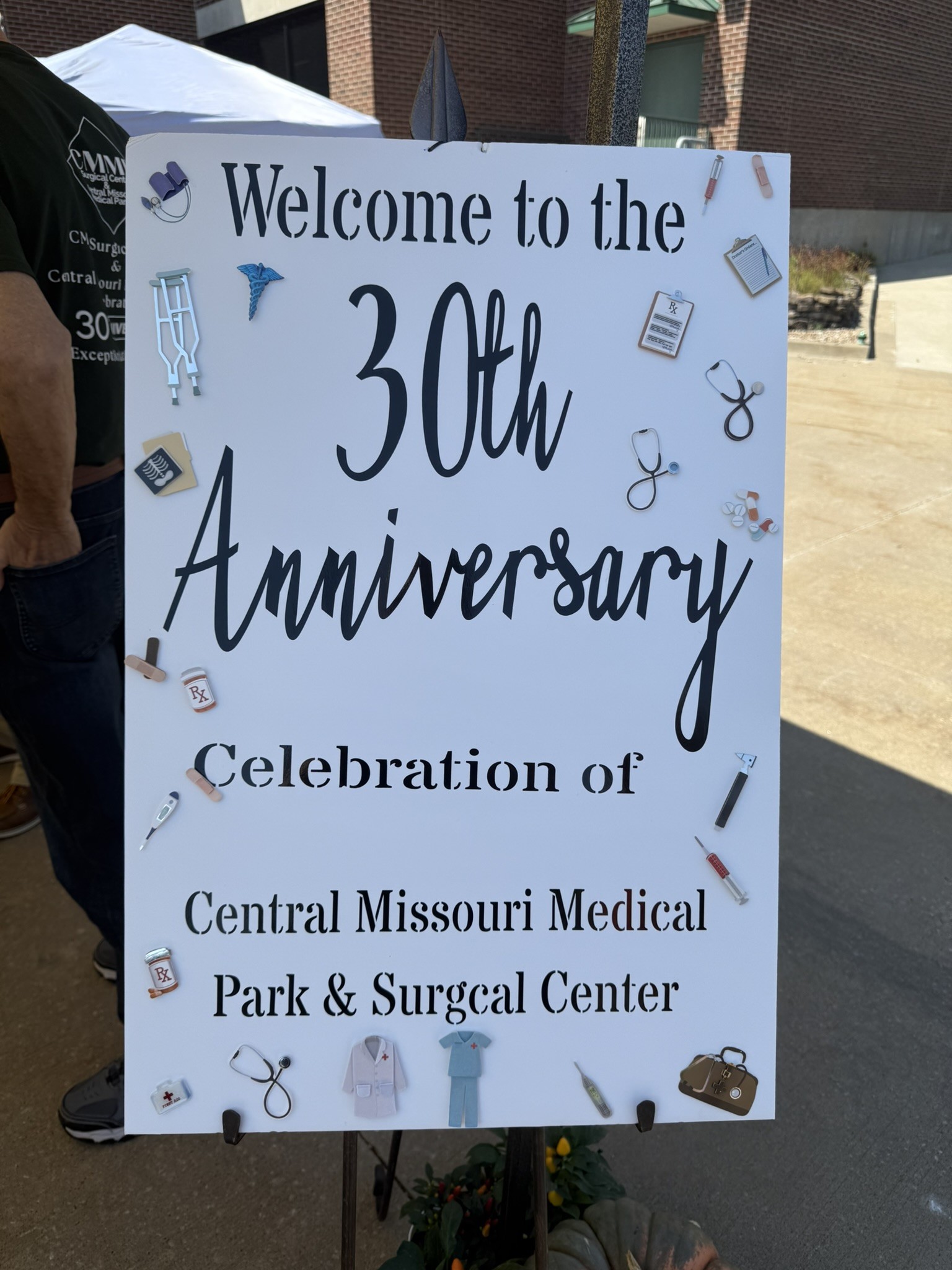 corporate event welcome sign